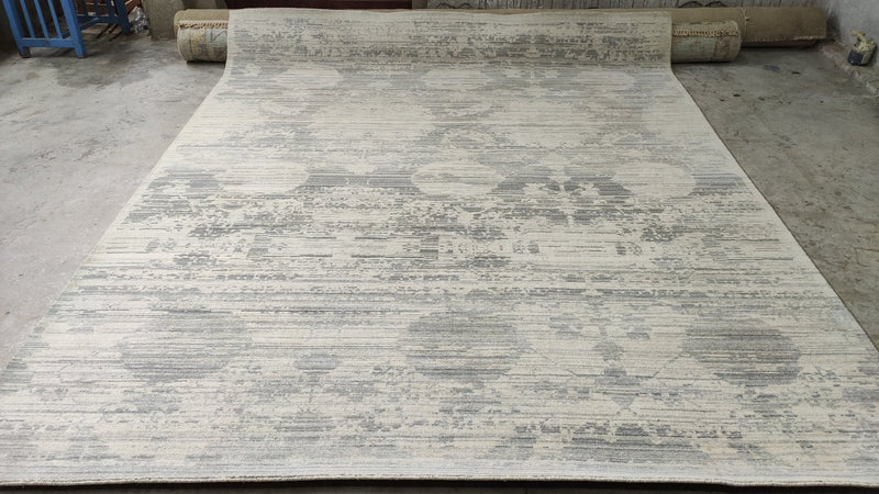 Anemone Valcke 7.9x9.9 Beige Hand-Knotted Oushak Rug | Banana Manor Rug Company