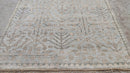 Angela 6x9 Silver and Grey Hand-Knotted Oushak Rug | Banana Manor Rug Company