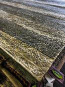 Angus Sampson 8x10.3 Hand-Knotted Modern Rug Natural Grey High-Low | Banana Manor Rug Factory Outlet
