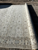 Anishka Clarke 12x15 Ivory Hand-Knotted Herati Rug | Banana Manor Rug Factory Outlet