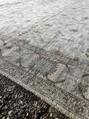 Anishka Clarke 12x15 Ivory Hand-Knotted Herati Rug | Banana Manor Rug Factory Outlet