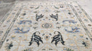 Ann Marie 8x10 Light Blue Hand-Knotted Oushak Rug | Banana Manor Rug Company