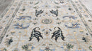 Ann Marie 8x10 Light Blue Hand-Knotted Oushak Rug | Banana Manor Rug Company