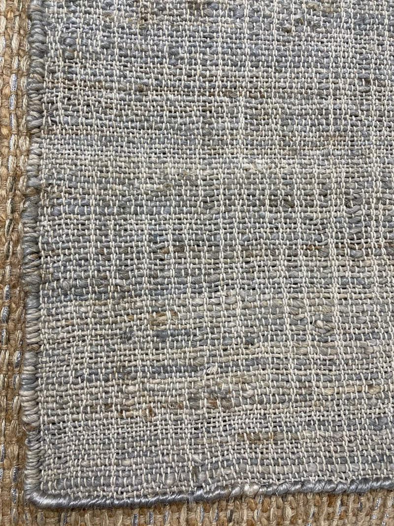 Ann Romano 2.6x12 Thin Weaved Grey Runner | Banana Manor Rug Company