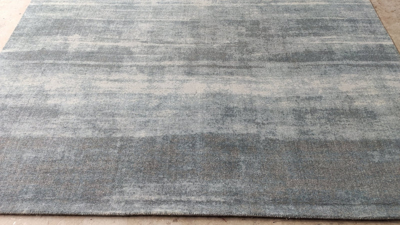 Anna Karina 8x10 Blueish Grey Hand-Tufted Rug | Banana Manor Rug Company