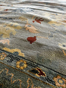 Anna-Lisa 8.3x10 Light Blue Hand-Knotted Oushak Rug | Banana Manor Rug Company