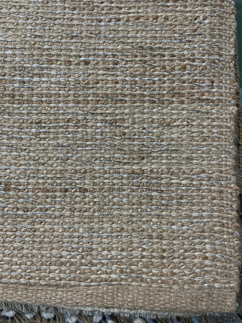 Anton Jackson Jute and Metal Wire Rug 7.3x10 | Banana Manor Rug Company