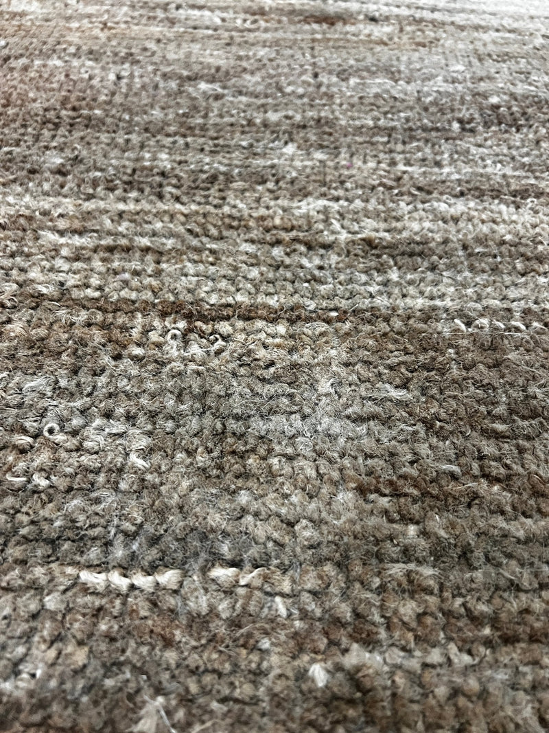 Arthur Dietrich 2.6x8 Tip Sheared Durrie Jute Runner | Banana Manor Rug Company