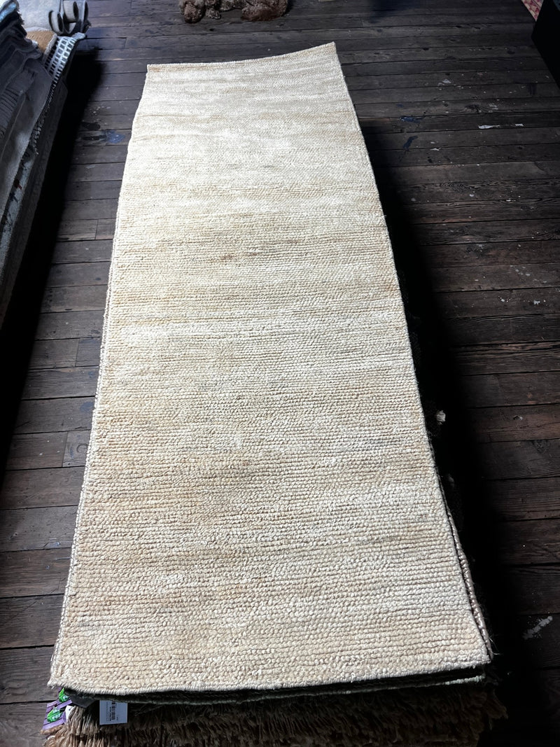 Arthur Dietrich 2.6x8 Tip Sheared Durrie Jute Runner (Multiple Colors) | Banana Manor Rug Factory Outlet