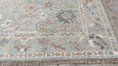 Asa 6.3x9 Aqua and Green Hand-Knotted Oushak Rug | Banana Manor Rug Company