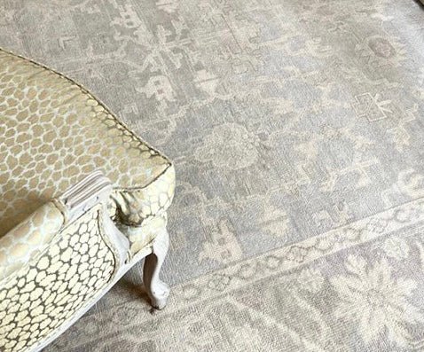 Ashley Rousseau 9x12 Hand Knotted Oushak | Banana Manor Rug Company