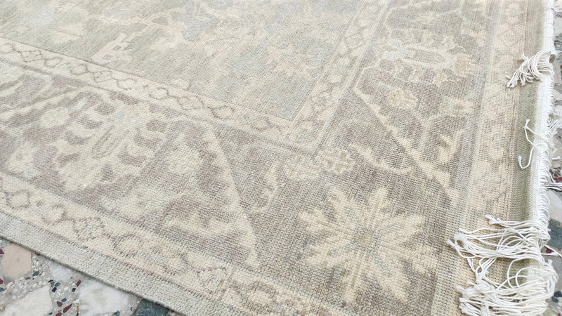 Ashley Rousseau 9x12 Hand Knotted Oushak | Banana Manor Rug Company