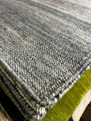 Balthazar Smith 2.6x8.3 Grey and Natural Handwoven PET Yarn Runner | Banana Manor Rug Factory Outlet