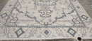Barbara Allen 9x11.9 Ivory Hand-Knotted Oushak Rug | Banana Manor Rug Company