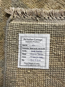 Barbara Carrera 9x12 Aqua and Grey Hand-Knotted Oushak Rug | Banana Manor Rug Company