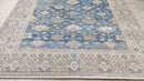 Barbara Payton 9x12 Blue and Beige Hand-Knotted Oushak Rug | Banana Manor Rug Company