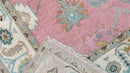 Beatrice 8x10 Pink and Ivory Hand-Knotted Oushak Rug | Banana Manor Rug Company