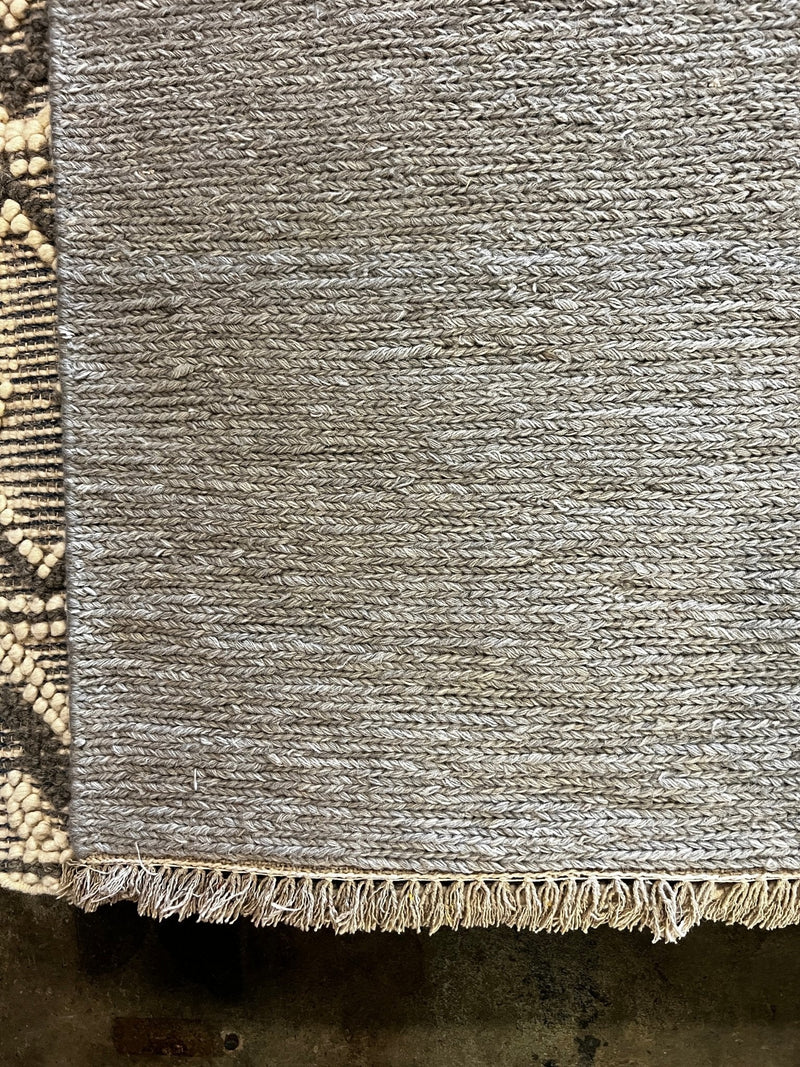 Becky Barnett Gray Handwoven Durrie Rug (multiple sizes available) | Banana Manor Rug Company