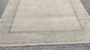 Beldar 6x9 Cream and Tan Hand-Knotted Rug | Banana Manor Rug Company