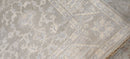 Beth Martin Grey and Silver Hand-Knotted Oushak Rug 8.3x10 | Banana Manor Rug Company