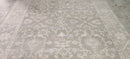 Beth Martin Grey and Silver Hand-Knotted Oushak Rug 8.3x10 | Banana Manor Rug Company