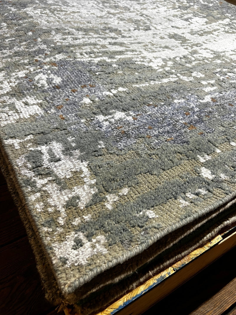 Betsy Braddock 5.6x8 Grey Modern Abstract Rug | Banana Manor Rug Factory Outlet