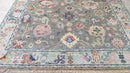 Bianca 8x10 Grey Hand-Knotted Oushak Rug | Banana Manor Rug Company
