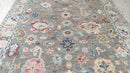 Bianca 8x10 Grey Hand-Knotted Oushak Rug | Banana Manor Rug Company