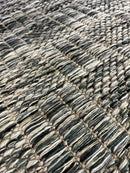 Blessica 8x10 Bohemian Green and White Handwoven Rug | Banana Manor Rug Factory Outlet