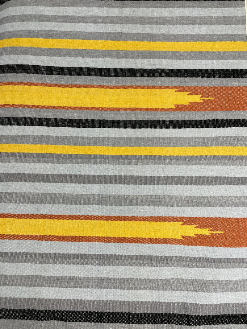 Bob Cocktoasten Handwoven 8.6x11.6 Multi-Colored Striped Durrie | Banana Manor Rug Company