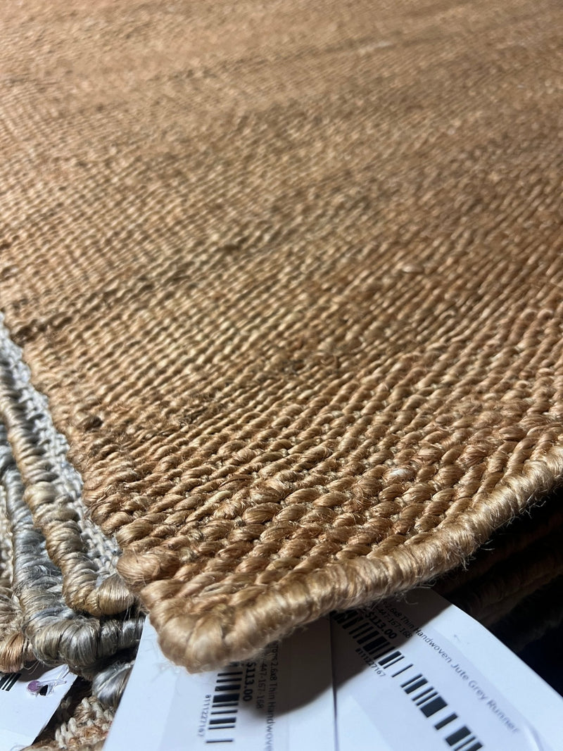 Bobby Axelrod 2.6x9.3 Handwoven Jute Runner | Banana Manor Rug Factory Outlet