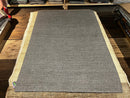Bobby Coffee 4.6x6.6 Siler Handwoven Durrie Rug | Banana Manor Rug Company