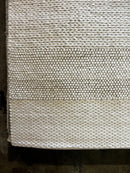 Boosie Handwoven White Durrie Rug 9.3x12.3 | Banana Manor Rug Company