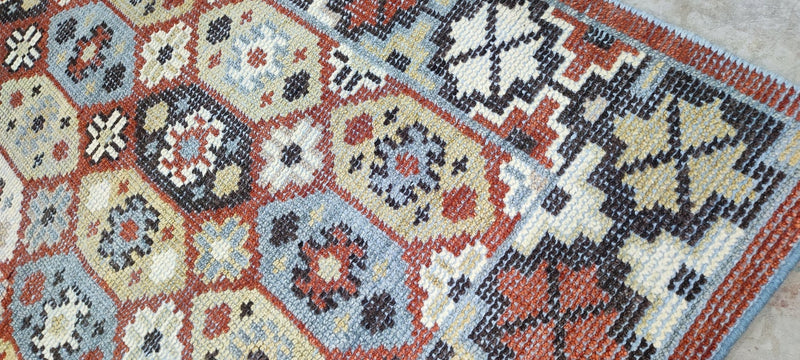 Brenda Cowell Hand-Knotted Modern Rug Multi-Colored 8x10.3 | Banana Manor Rug Company