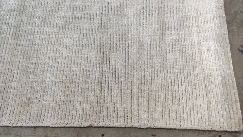 Brett Handwoven Off White Viscose Rug | Banana Manor Rug Company