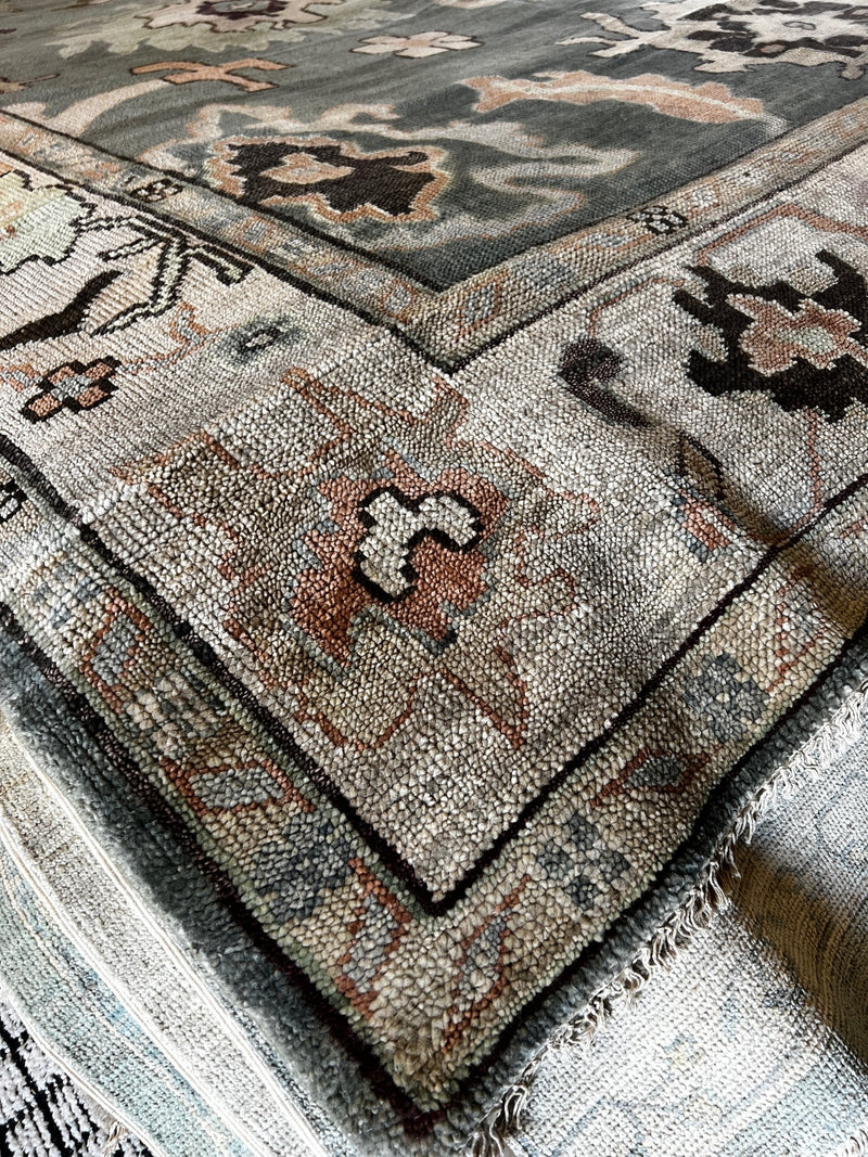 Burku Turkish Knot Oushak Rug | Banana Manor Rug Company