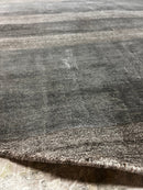 Buzz Aldrin 9x9 Silver Handwoven Round Gabbeh Rug | Banana Manor Rug Company