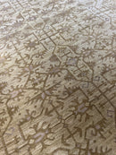Calloway 8x10 Gold Hand-Knotted Oushak Rug | Banana Manor Rug Company