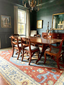 Candia Fisher 9x12 Red and Ivory Hand-Knotted Oushak Rug | Banana Manor Rug Factory Outlet