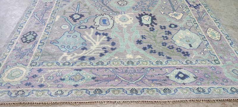 Candice Swanepoel Hand-Knotted Oushak Rug Purple 8x10 | Banana Manor Rug Company