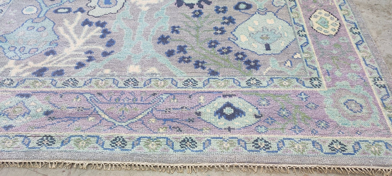 Candice Swanepoel Hand-Knotted Oushak Rug Purple 8x10 | Banana Manor Rug Company