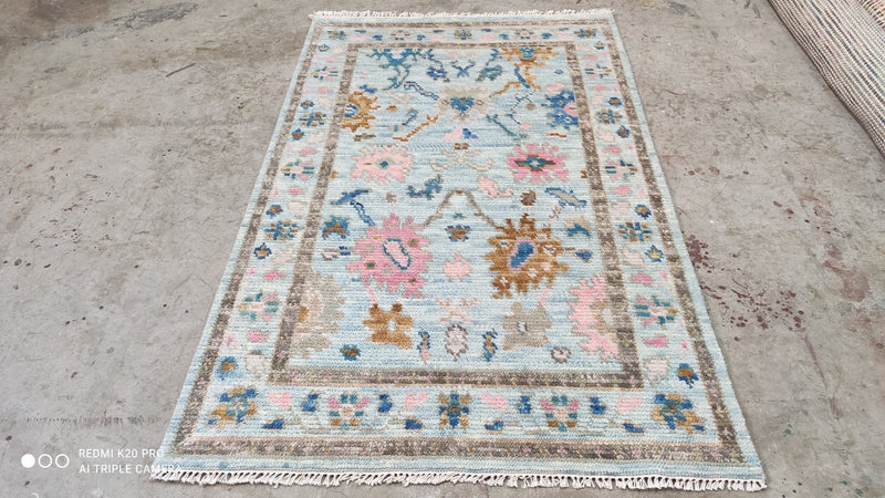 Captain Chen 3.9x6.3 Hand-knotted Rug | Banana Manor Rug Company