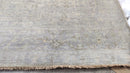 Carmen 10.9x14 Light Blue and Cream Hand-Knotted Oushak Rug | Banana Manor Rug Company