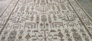 Carmen’s Carnival 9.6x12 Beige and Brown Hand-Knotted Oushak Rug | Banana Manor Rug Company