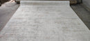 Carole Bouquet Silver Handwoven Viscose Rug 9x12 | Banana Manor Rug Company