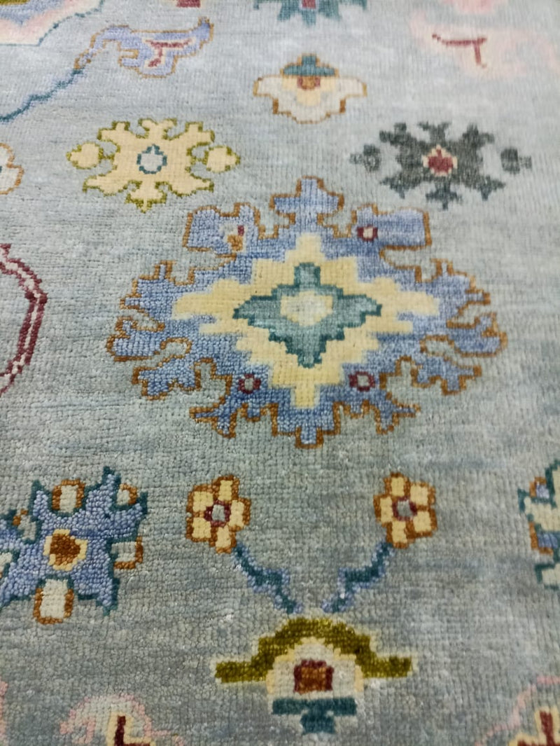 Caroline 8x10 Hand-Knotted Oushak Rug | Banana Manor Rug Company