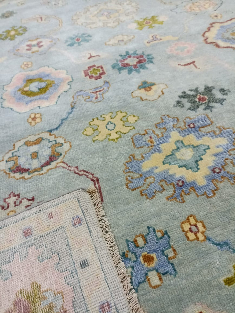 Caroline 8x10 Hand-Knotted Oushak Rug | Banana Manor Rug Company