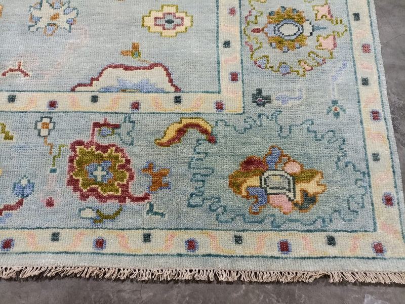 Caroline 8x10 Hand-Knotted Oushak Rug | Banana Manor Rug Company
