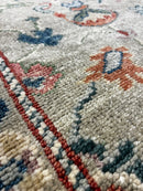 Carrol 2.9x14 Light Green Hand-Knotted Oushak Runner | Banana Manor Rug Factory Outlet