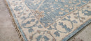 Catherine Deneuve 4x6 Light Blue Hand-Knotted Oushak Rug | Banana Manor Rug Company